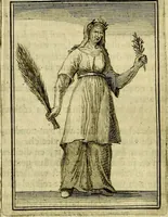 An illustration from Tafereel van overdeftige zinnebeelden, gemaelt naer de deuchden, ondeuchden, gemoetsdriften der menschen, straffen Godts, en zegeningen (1722)