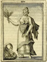 An illustration from Tafereel van overdeftige zinnebeelden, gemaelt naer de deuchden, ondeuchden, gemoetsdriften der menschen, straffen Godts, en zegeningen (1722)