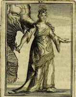 An illustration from Tafereel van overdeftige zinnebeelden, gemaelt naer de deuchden, ondeuchden, gemoetsdriften der menschen, straffen Godts, en zegeningen (1722)