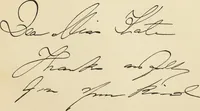 An illustration from Talks on graphology, the art of knowing character through handwriting (1892)