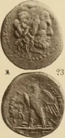 An illustration from Ta nomismata tou kratous ton Ptolemaion (1904)