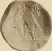 An illustration from Ta nomismata tou kratous ton Ptolemaion (1904)