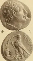 An illustration from Ta nomismata tou kratous ton Ptolemaion (1904)