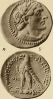 An illustration from Ta nomismata tou kratous ton Ptolemaion (1904)