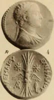 An illustration from Ta nomismata tou kratous ton Ptolemaion (1904)