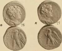 An illustration from Ta nomismata tou kratous ton Ptolemaion (1904)