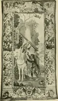An illustration from Tapestries and carpets from the palace of the Pardo [sic], woven at the royal manufactory of Madrid, loaned by His Majesty the King of Spain for exhibition by the Hispanic Society of America (1917)