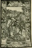 An illustration from Tapestries and carpets from the palace of the Pardo [sic], woven at the royal manufactory of Madrid, loaned by His Majesty the King of Spain for exhibition by the Hispanic Society of America (1917)