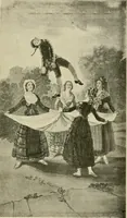 An illustration from Tapestries and carpets from the palace of the Pardo [sic], woven at the royal manufactory of Madrid, loaned by His Majesty the King of Spain for exhibition by the Hispanic Society of America (1917)