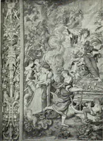 An illustration from The tapestries of the Vienna imperial court (1922)