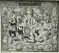 An illustration from The tapestries of the Vienna imperial court (1922)