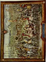 An illustration from The tapestries of the Vienna imperial court (1922)