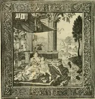 An illustration from Tapestries, textiles and embroideries; a loan exhibition given by the National Society of the Fine Arts in the Corcoran Gallery of Art, February fourteenth to twenty-ninth, nineteen hundred and eight (1908)