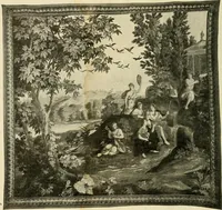 An illustration from Tapestries, textiles and embroideries; a loan exhibition given by the National Society of the Fine Arts in the Corcoran Gallery of Art, February fourteenth to twenty-ninth, nineteen hundred and eight (1908)