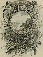 An illustration from Tapisseries du Roy, ou sont representez les quatre elemens et les quatre saisons : avec les devises qui les accompagnent et leur explication. Königliche französische Tapezereyen ... (1687)