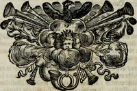An illustration from Tapisseries du Roy, ou sont representez les quatre elemens et les quatre saisons : avec les devises qui les accompagnent et leur explication. Königliche französische Tapezereyen ... (1687)