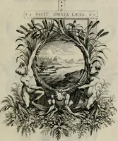 Picture 33 of 76 from Tapisseries du Roy, ou sont representez les quatre elemens et les quatre saisons : avec les devises qui les accompagnent et leur explication. Königliche französische Tapezereyen ... (1687), leaf 64