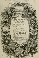 Picture 41 of 76 from Tapisseries du Roy, ou sont representez les quatre elemens et les quatre saisons : avec les devises qui les accompagnent et leur explication. Königliche französische Tapezereyen ... (1687), leaf 84