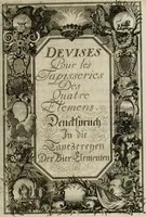 Picture 5 of 74 from Tapisseries du Roy, ou sont representez les quatre elemens et les quatre saisons ; avec les devises qui les accompagnent et leur explication = Königliche französische Tapezereyen, oder überaus schöne Sinn-Bilder, in welchen die vier Element, samt den vier Jahr-Zeiten, neben den Dencksprüchen und ihren Ausslegungen, vorgestellet werden. Aus den Original-Kupffern nachgezeichnet, und den Kunstliebenden zu Nutzen und Ergötzen an den Tag gegeben und verlegt (1690), leaf 12