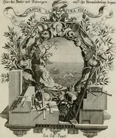 Picture 58 of 74 from Tapisseries du Roy, ou sont representez les quatre elemens et les quatre saisons ; avec les devises qui les accompagnent et leur explication = Königliche französische Tapezereyen, oder überaus schöne Sinn-Bilder, in welchen die vier Element, samt den vier Jahr-Zeiten, neben den Dencksprüchen und ihren Ausslegungen, vorgestellet werden. Aus den Original-Kupffern nachgezeichnet, und den Kunstliebenden zu Nutzen und Ergötzen an den Tag gegeben und verlegt (1690), leaf 120