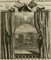 Picture 74 of 74 from Tapisseries du Roy, ou sont representez les quatre elemens et les quatre saisons ; avec les devises qui les accompagnent et leur explication = Königliche französische Tapezereyen, oder überaus schöne Sinn-Bilder, in welchen die vier Element, samt den vier Jahr-Zeiten, neben den Dencksprüchen und ihren Ausslegungen, vorgestellet werden. Aus den Original-Kupffern nachgezeichnet, und den Kunstliebenden zu Nutzen und Ergötzen an den Tag gegeben und verlegt (1690), leaf 154