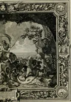 Picture 28 of 74 from Tapisseries du Roy, ou sont representez les quatre elemens et les quatre saisons ; avec les devises qui les accompagnent et leur explication = Königliche französische Tapezereyen, oder überaus schöne Sinn-Bilder, in welchen die vier Element, samt den vier Jahr-Zeiten, neben den Dencksprüchen und ihren Ausslegungen, vorgestellet werden. Aus den Original-Kupffern nachgezeichnet, und den Kunstliebenden zu Nutzen und Ergötzen an den Tag gegeben und verlegt (1690), leaf 56
