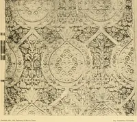 Picture 6 of 70 from Tapis, tissus & faïences orientales, suite des Dessins de tissus (Europe, XVIIIe & XIXe siècles) (1900), leaf 12