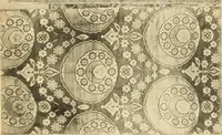 An illustration from Tapis, tissus & faïences orientales, suite des Dessins de tissus (Europe, XVIIIe & XIXe siècles) (1900)