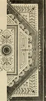 An illustration from Tapis, tissus & faïences orientales, suite des Dessins de tissus (Europe, XVIIIe & XIXe siècles) (1900)