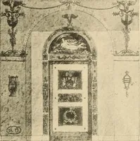 An illustration from Tapis, tissus & faïences orientales, suite des Dessins de tissus (Europe, XVIIIe & XIXe siècles) (1900)