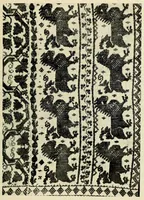 An illustration from Tappeti rustici italiani (1922)