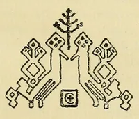 An illustration from Tappeti rustici italiani (1922)