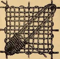 An illustration from Tatting and netting (1895)