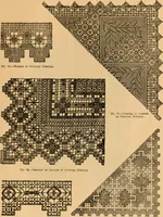 An illustration from Tatting and netting (1895)