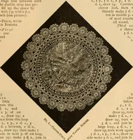 An illustration from Tatting and netting (1895)
