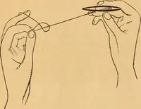 An illustration from Tatting and netting (1895)