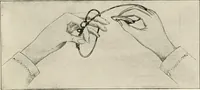 An illustration from T.B.C. instructions and designs for tatting (1916)