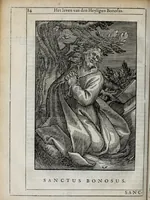 Picture 16 of 46 from 'tBosch der eremyten ende eremitinnen, van Aegypten ende Palestinen (1644), leaf 100