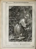Picture 18 of 46 from 'tBosch der eremyten ende eremitinnen, van Aegypten ende Palestinen (1644), leaf 110