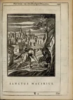 Picture 23 of 46 from 'tBosch der eremyten ende eremitinnen, van Aegypten ende Palestinen (1644), leaf 165
