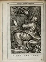 An illustration from 'tBosch der eremyten ende eremitinnen, van Aegypten ende Palestinen (1644)