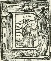An illustration from Teatro de la gloria : consagrado a la excelentisima señora doña Felice de Sandoval Enriquez, duquesa de Vceda difunta : por el excelentisimo señor don Gaspar Tellez Giron, duque de Osuna, conde de Vreña, gouernador del estado de Milan y capitan general en Italia, en sus solemnes esequias celebradas en Milan (1671)