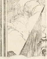 An illustration from Teatro de la gloria : consagrado a la excelentisima señora doña Felice de Sandoval Enriquez, duquesa de Vceda difunta : por el excelentisimo señor don Gaspar Tellez Giron, duque de Osuna, conde de Vreña, gouernador del estado de Milan y capitan general en Italia, en sus solemnes esequias celebradas en Milan (1671)