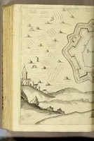 An illustration from Teatro del Belgio, o' Sia descritione delle diecisette provincie del medesimo; : con le piante delle città, e fortezze principali; da chi al presente possesse; come, in qual modo, & in qual tempo acquistate. Aggiontovi vn succinto racconto di quanto è occorso dalla mossa d'armi del rè christianissimo contro gli Stati generali delle Provincie Unite sin' al fine del 1672. (1683)