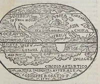 An illustration from Teatro del cielo e della terra, : nel qual si discorre breuemente. Del centro, e doue sia. Del terremoto e sue cause. De'fiumi, e loro proprietà ... Delle sfere, e come girino. Opera curiosa, & degna d'ogni eleuato spirito. (1597)