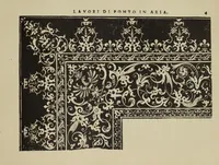 An illustration from Teatro delle nobili et virtvose donne : dove, si rappresentano varij disegni di lauori (1891)