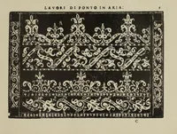 An illustration from Teatro delle nobili et virtvose donne : dove, si rappresentano varij disegni di lauori (1891)