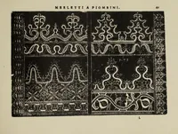 An illustration from Teatro delle nobili et virtvose donne : dove, si rappresentano varij disegni di lauori (1891)