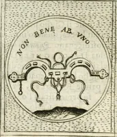 An illustration from Teatro d'imprese (1623)