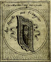 An illustration from Teatro d'imprese (1623)